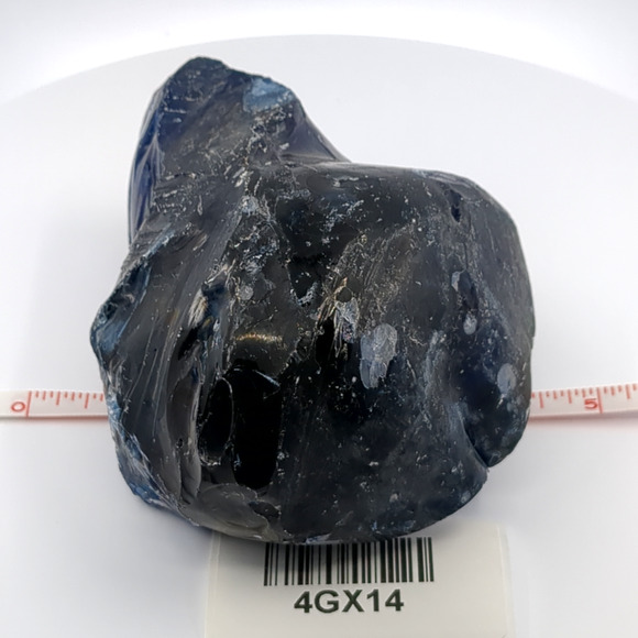 Cobalt Blue Manganese Fenton Glowing Art Glass Cullet #4GX14 - Picture 8 of 8